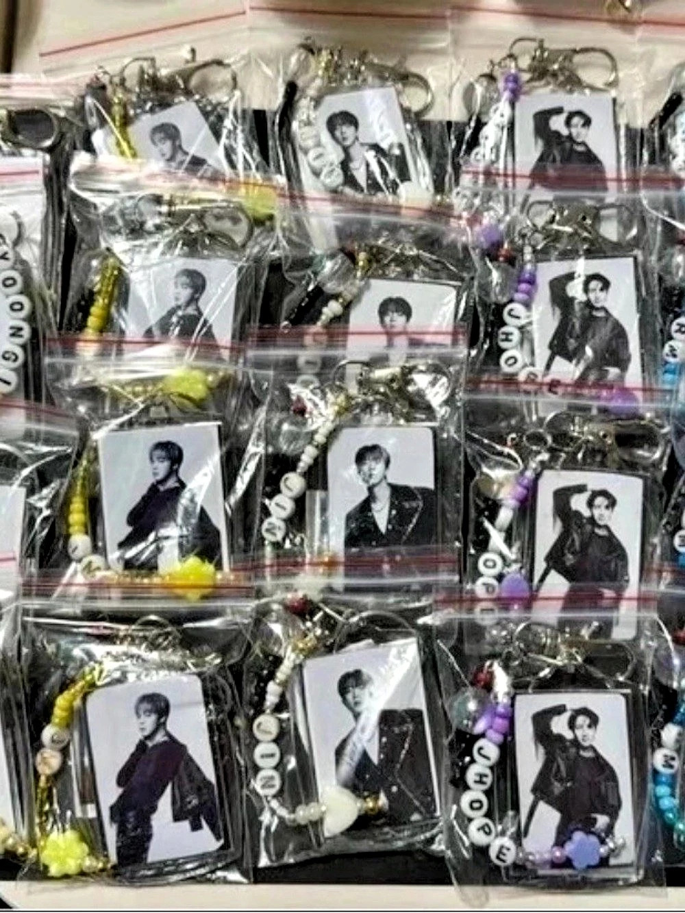 BTS Photo Keychain - Picture 3 of 6